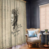 Maya Angelou Window Curtain I Know Why The Caged Bird Sings - Wonder Print Shop