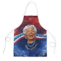 Maya Angelou Apron Inspirational Life Mission Quote Celebration of Joy Passion and Compassion - Wonder Print Shop