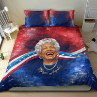 Maya Angelou Bedding Set Inspirational Life Mission Quote Celebration of Joy Passion and Compassion - Wonder Print Shop