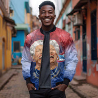 Maya Angelou Bomber Jacket Inspirational Life Mission Quote Celebration of Joy Passion and Compassion - Wonder Print Shop