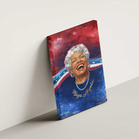 Maya Angelou Canvas Wall Art Inspirational Life Mission Quote Celebration of Joy Passion and Compassion - Wonder Print Shop