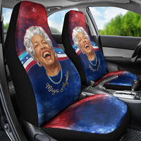 Maya Angelou Car Seat Cover Inspirational Life Mission Quote Celebration of Joy Passion and Compassion - Wonder Print Shop