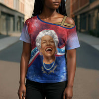 Maya Angelou Cross Shoulder Shirt Inspirational Life Mission Quote Celebration of Joy Passion and Compassion - Wonder Print Shop