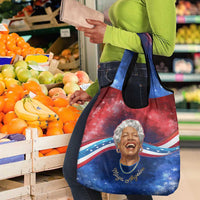 Maya Angelou Grocery Bag Inspirational Life Mission Quote Celebration of Joy Passion and Compassion - Wonder Print Shop