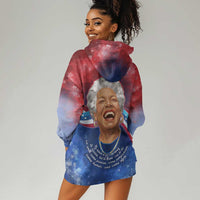 Maya Angelou Hoodie Dress Inspirational Life Mission Quote Celebration of Joy Passion and Compassion - Wonder Print Shop