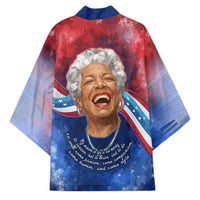 Maya Angelou Kimono Inspirational Life Mission Quote Celebration of Joy Passion and Compassion - Wonder Print Shop