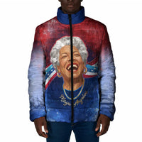 Maya Angelou Padded Jacket Inspirational Life Mission Quote Celebration of Joy Passion and Compassion - Wonder Print Shop