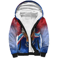 Maya Angelou Sherpa Hoodie Inspirational Life Mission Quote Celebration of Joy Passion and Compassion - Wonder Print Shop
