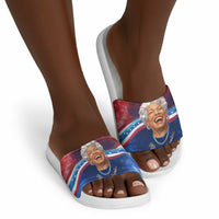 Maya Angelou Slide Sandals Inspirational Life Mission Quote Celebration of Joy Passion and Compassion - Wonder Print Shop