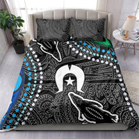 Torest Trait Islands Mix Crocodine Aboriginal Pattern Bedding Set - Wonder Print Shop
