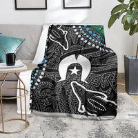 Torest Trait Islands Mix Crocodine Aboriginal Pattern Blanket