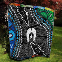 Torest Trait Islands Mix Crocodine Aboriginal Pattern Quilt - Wonder Print Shop