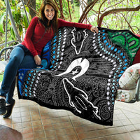 Torest Trait Islands Mix Crocodine Aboriginal Pattern Quilt - Wonder Print Shop