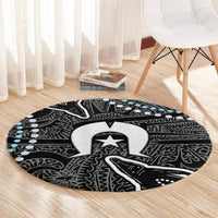 Torest Trait Islands Mix Crocodine Aboriginal Pattern Round Carpet