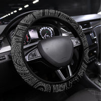 Torest Trait Islands Mix Crocodine Aboriginal Pattern Steering Wheel Cover - Wonder Print Shop
