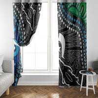 Torest Trait Islands Mix Crocodine Aboriginal Pattern Window Curtain - Wonder Print Shop