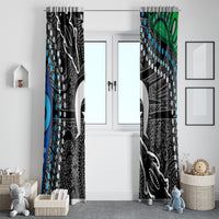Torest Trait Islands Mix Crocodine Aboriginal Pattern Window Curtain - Wonder Print Shop