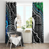 Torest Trait Islands Mix Crocodine Aboriginal Pattern Window Curtain - Wonder Print Shop