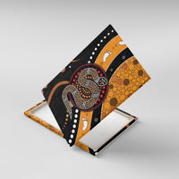 Aboriginal Snake Pattern Dot Art Canvas Wall Art - Wonder Print Shop