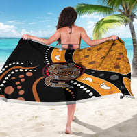 Aboriginal Snake Pattern Dot Art Sarong - Wonder Print Shop