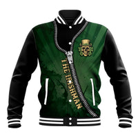 The Irish Man 3D Zip Art Baseball Jacket - Wonder Print Shop