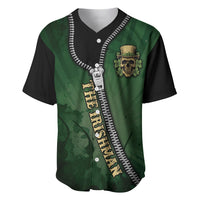 The Irish Man 3D Zip Art Baseball Jersey - Wonder Print Shop