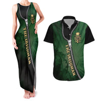The Irish Man 3D Zip Art Couples Matching Tank Maxi Dress and Hawaiian Shirt - Wonder Print Shop