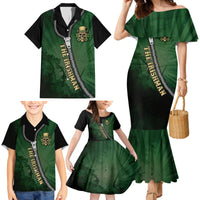 The Irish Man 3D Zip Art Family Matching Mermaid Dress and Hawaiian Shirt - Wonder Print Shop