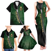 The Irish Man 3D Zip Art Family Matching Tank Maxi Dress and Hawaiian Shirt - Wonder Print Shop