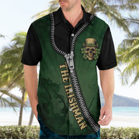 The Irish Man 3D Zip Art Hawaiian Shirt - Wonder Print Shop