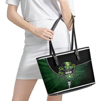 The Irish Man 3D Zip Art Leather Tote Bag - Wonder Print Shop