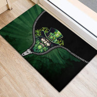 The Irish Man 3D Zip Art Rubber Doormat - Wonder Print Shop