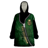 The Irish Man 3D Zip Art Wearable Blanket Hoodie - Wonder Print Shop