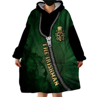 The Irish Man 3D Zip Art Wearable Blanket Hoodie - Wonder Print Shop