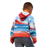 Coqui Frog Puerto Rico Flag Kid Hoodie Taino Boricua Puerto Rican