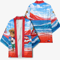 Coqui Frog Puerto Rico Flag Kimono Taino Boricua Puerto Rican
