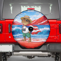 Coqui Frog Puerto Rico Flag Spare Tire Cover Taino Boricua Puerto Rican