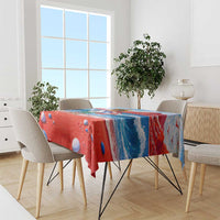 Coqui Frog Puerto Rico Flag Tablecloth Taino Boricua Puerto Rican