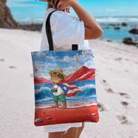Coqui Frog Puerto Rico Flag Tote Bag Taino Boricua Puerto Rican