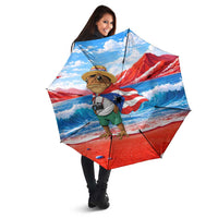 Coqui Frog Puerto Rico Flag Umbrella Taino Boricua Puerto Rican