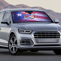 Benito Bowl Fan Gear Auto Sun Shade with Puerto Rican Flag Football Graphic
