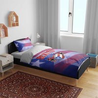 Benito Bowl Fan Gear Bedding Set with Puerto Rican Flag Football Graphic
