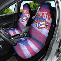 Benito Bowl Fan Gear Car Seat Cover with Puerto Rican Flag Football Graphic