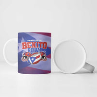 Benito Bowl Fan Gear Ceramic Mug with Puerto Rican Flag Football Graphic