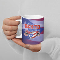 Benito Bowl Fan Gear Ceramic Mug with Puerto Rican Flag Football Graphic