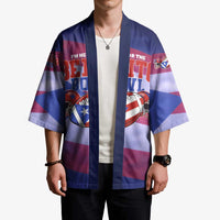 Benito Bowl Fan Gear Kimono with Puerto Rican Flag Football Graphic