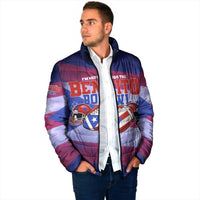 Benito Bowl Fan Gear Padded Jacket with Puerto Rican Flag Football Graphic