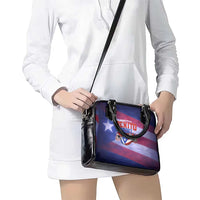 Benito Bowl Fan Gear Shoulder Handbag with Puerto Rican Flag Football Graphic
