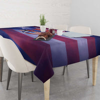 Benito Bowl Fan Gear Tablecloth with Puerto Rican Flag Football Graphic