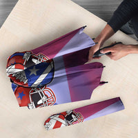 Benito Bowl Fan Gear Umbrella with Puerto Rican Flag Football Graphic
